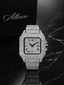 Allesco Iced Out Watch