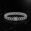 Allesco Iced Out Cuban Link Chain Bracelet