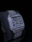 41MM Iced Out Cartier Stainless Steel Watch - VVS Moissanite Diamonds, Resizable