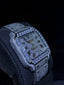 41MM Iced Out Cartier Stainless Steel Watch - VVS Moissanite Diamonds, Resizable